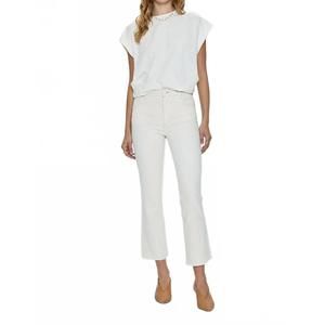NEW PISTOLA lennon high rise crop bootcut jean in stone